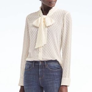 Banana Republic sheer long sleeve